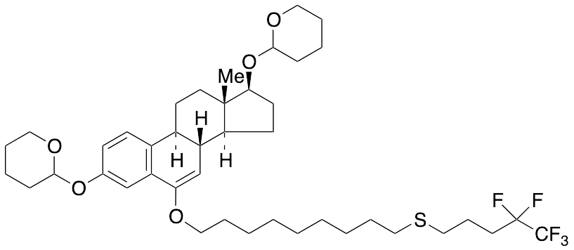 (17Beta)-3,17-Bis-O-[(tetrahydro-2H-pyran-2-yl)-6-O-[9-[(4,4,5,5,5-Pentafluoropentyl)sulfenyl]nonyl-estra-1,3,5(10),6(7)-tetraene - image 1