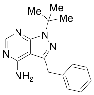 4-Amino-1-tert-butyl-3-benzylpyrazolo[3,4-d]pyrimidine - image 1
