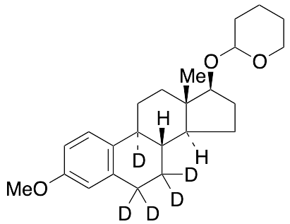 3-O-Methyl 17Beta-Estradiol-d5 17-O-Tetrahydropyran (Mixture of Diastereomers) - image 1