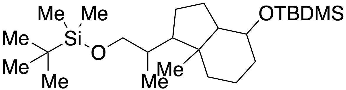 tert-Butyl(2-(4-((tert-butyldimethylsilyl)oxy)-7a-methyloctahydro-1H-inden-1-yl)propoxy)dimethylsilane - image 1