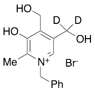 1-Benzyl-3-hydroxy-4,5-bis(hydroxymethyl)-2-methylpyridin-1-ium-d2 Bromide - image 1
