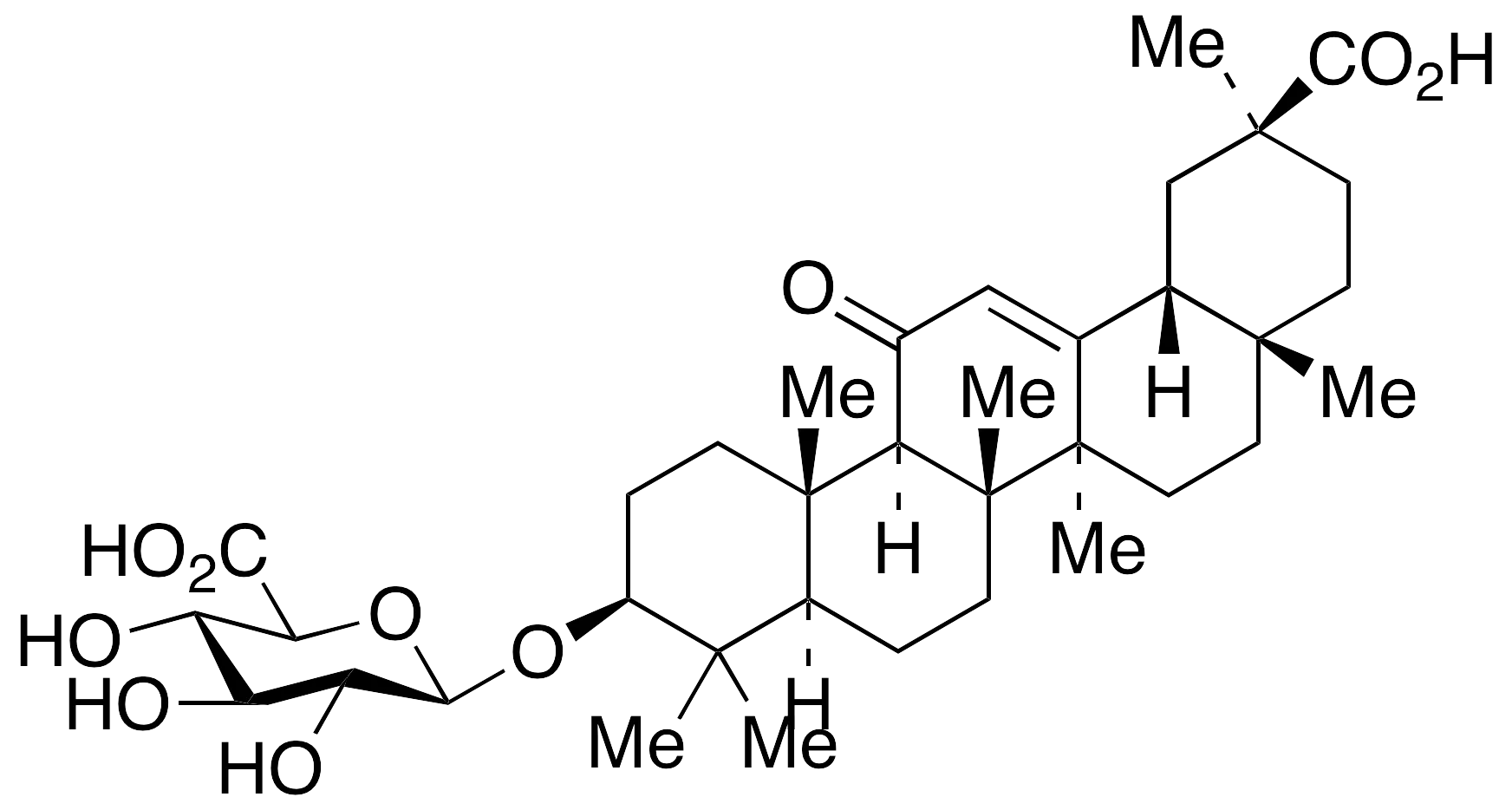 Glycyrrhetic Acid 3-O-Beta-D-Glucuronide - image 1