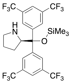 (2R)-2-[Bis[3,5-bis(trifluoromethyl)phenyl][(trimethylsilyl)oxy]methyl]-pyrrolidine - image 1
