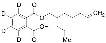 2-(((2-Propylhept-6-en-1-yl)oxy)carbonyl)benzoic Acid-d4 - image 1