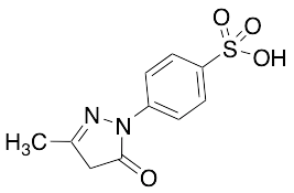 3-Methyl-1-(4-sulfophenyl)-2-pyrazolin-5-one - image 1