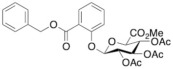 Methyl 1-((2-Benzyloxycarbonxyl)phenyl)-2,3,4-tri-O-acetyl-Beta-D-glucopyranuronate - image 1