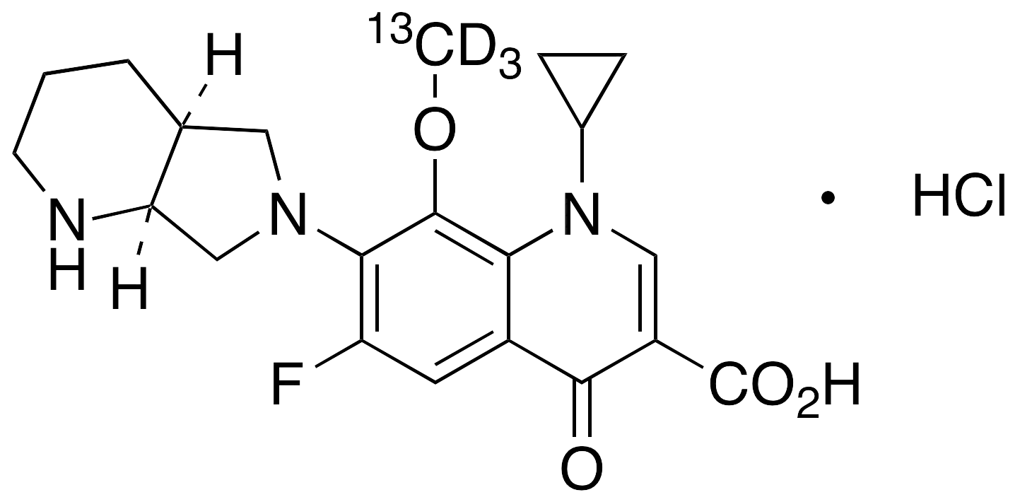 Moxifloxacin Hydrochloride-13CD3 - image 1