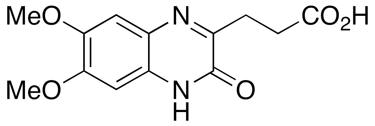 3,4-Dihydro-6,7-dimethoxy-3-oxo-2-quinoxalinepropanoic Acid - image 1