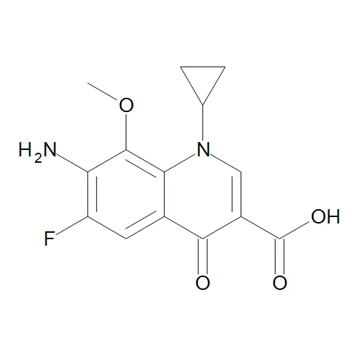7-Amino-1-cyclopropyl-6-fluoro-1,4-dihydro-8-methoxy-4-oxo-3-quinolinecarboxylic Acid - image 1