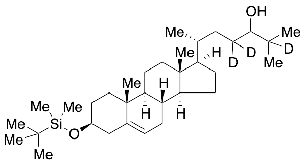 (3Beta)-3-[[(1,1-Dimethylethyl)dimethylsilyl]oxy]-cholest-5-en-24-ol-d3 - image 1