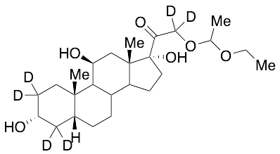 Tetrahydrocortisol 21-O-(1-Ethoxy Ethyl) Ether-d6 - image 1