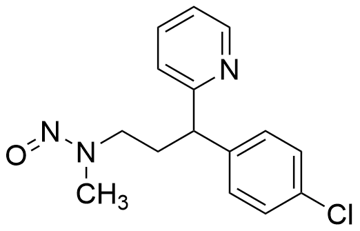 N-(3-(4-Chlorophenyl)-3-(pyridin-2-yl)propyl)-N-methylnitrous Amide - image 1