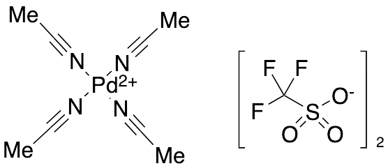 Tetrakis(acetonitrile)palladium(II) Bis(trifluoromethanesulfonate) >90% - image 1