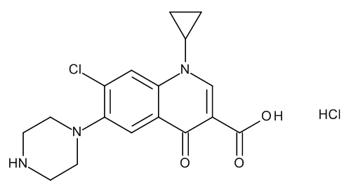 7-Chloro-1-cyclopropyl-4-oxo-6-(piperazin-1-yl)-1,4-dihydroquinoline-3-carboxylic Acid Hydrochloride - image 1