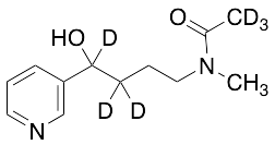 4-(Acetylmethylamino)-1-(3-pyridyl)-1-butanol-d6 - image 1