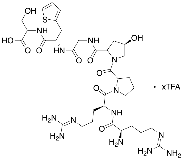 Icatibant Peptide Fragment [1-7] TFA Salt - image 1