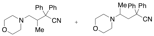 Methyl-Alpha,Alpha-diphenyl-4-morpholinebutyronitrile(Regioisomer Mixture) - image 1