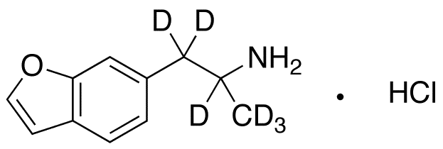 alpha-Methyl-6-benzofuran Ethanamine-d6 Hydrochloride (6-APB-d6 Hydrochloride) - image 1