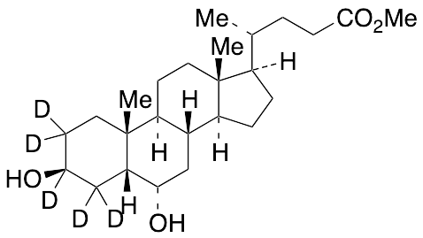 Beta-Hyodeoxycholic Acid-d5 Methyl Ester - image 1