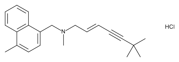 N-[(2E)-6,6-Dimethyl-2-hepten-4-yn-1-yl]-N,4-dimethyl-1-naphthalenemethanamine Hydrochloride - image 1