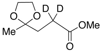 2-Methyl-1,3-dioxolane-2-propanoic Acid Methyl Ester-d2 - image 1