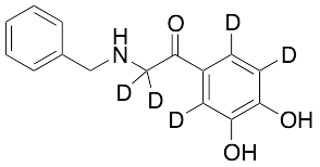 1-(3,4-Dihydroxyphenyl)-2-[(phenylmethyl)amino]-ethanone-d5 - image 1