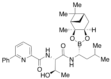 N-[(1S,2R)-1-[[[(1R)-1-[(3aS,4S,6S,7aR)-Hexahydro-3a,5,5-trimethyl-4,6-methano-1,3,2-benzodioxaborol-2-yl]-3-methylbutyl]amino]carbonyl]-2-hydroxypropyl]-6-phenyl-2-pyridinecarboxamide - image 1