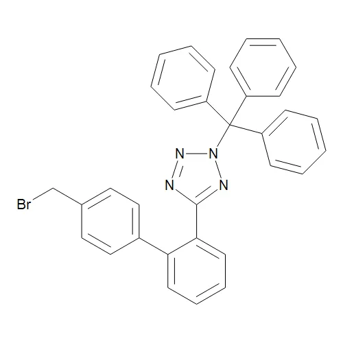 5-[4’-Bromomethyl-(1,1’-biphenyl)-2-yl]-2-triphenylmethyltetrazole - image 1