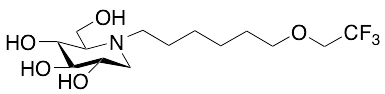 N-(7-Oxa-9,9,9-trifluorononyl)deoxynojirimycin - image 1