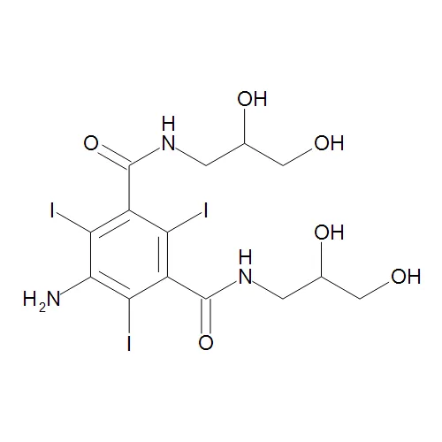 5-Amino-N,N’-bis(2,3-dihydroxypropyl)-2,4,6-triiodo-1,3-benzenedicarboxamide - image 1