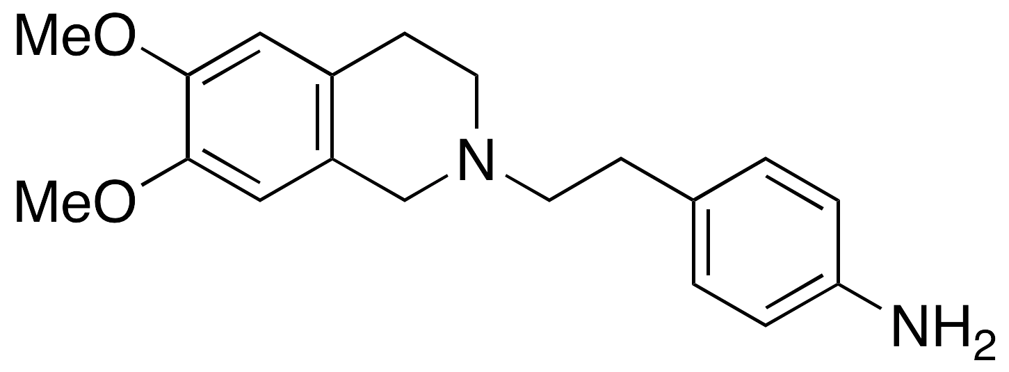 4-[2-(3,4-Dihydro-6,7-dimethoxy-2(1H)-isoquinolinyl)ethyl]benzenamine - image 1