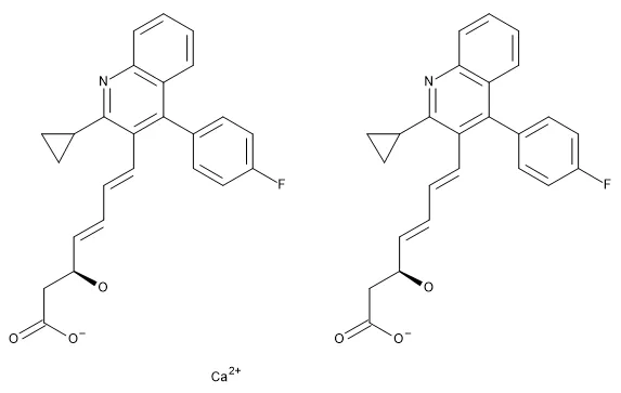 (3S,4E)-5-[2-Cyclopropyl-4-(4-fluorophenyl)-3-quinolinyl]-3-hydroxy-4-pentenoic acid Calcium - image 1