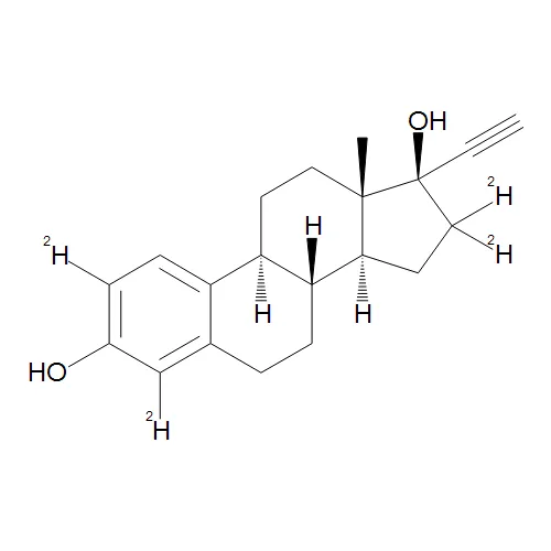Ethynyl Estradiol-2,4,16,16-d4 - image 1