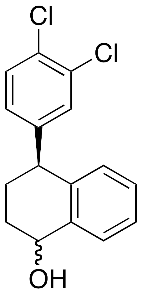 (S)-4-(3,4-Dichlorophenyl)-1,2,3,4-tetrahydro-1-naphthalenol (Mixture of Diastereomers) - image 1