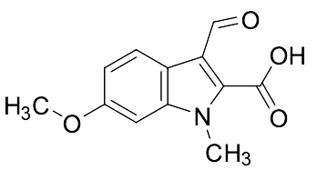 3-Formyl-6-methoxy-1-methyl-1H-indole-2-carboxylic Acid - image 1