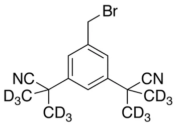 Alpha,Alpha,Alpha’,Alpha’-(Tetramethyl-d12)-5-bromomethyl-1,3-benzenediacetonitrile - image 1