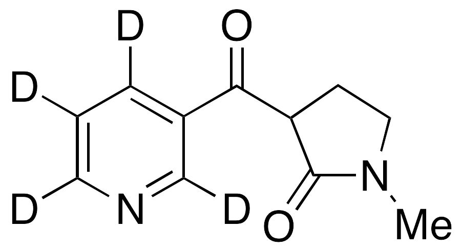 (R,S)-1-Methyl-3-nicotinoylpyrrolidone-d4 - image 1