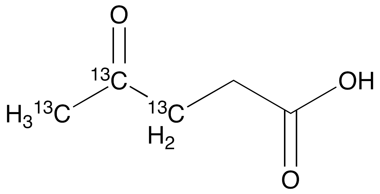 4-Oxopentanoic-13C3 Acid - image 1