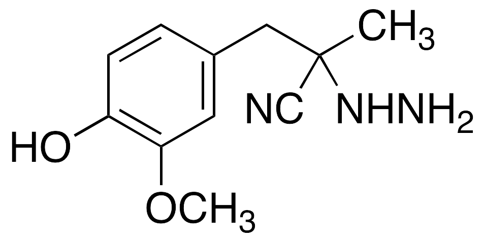2-Hydrazino-alpha-(4-hydroxy-3-methoxybenzyl)propionitrile - image 1