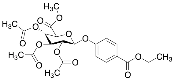 4-(Ethoxycarbonyl)phenyl 2,3,4-Triacetate Beta-D-Glucopyranosiduronic Acid Methyl Ester - image 1
