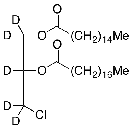 rac 1-Palmitoyl-2-stearoyl-3-chloropropanediol-d5 - image 1