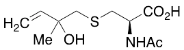 (R,S)-N-Acetyl-S-(2-hydroxy-2-methyl-3-buten-1-yl)-L-cysteine (90%) - image 1