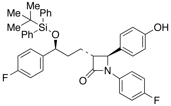 Ezetimibe Hydroxy tert-Butyldiphenylsilyl Ether - image 1