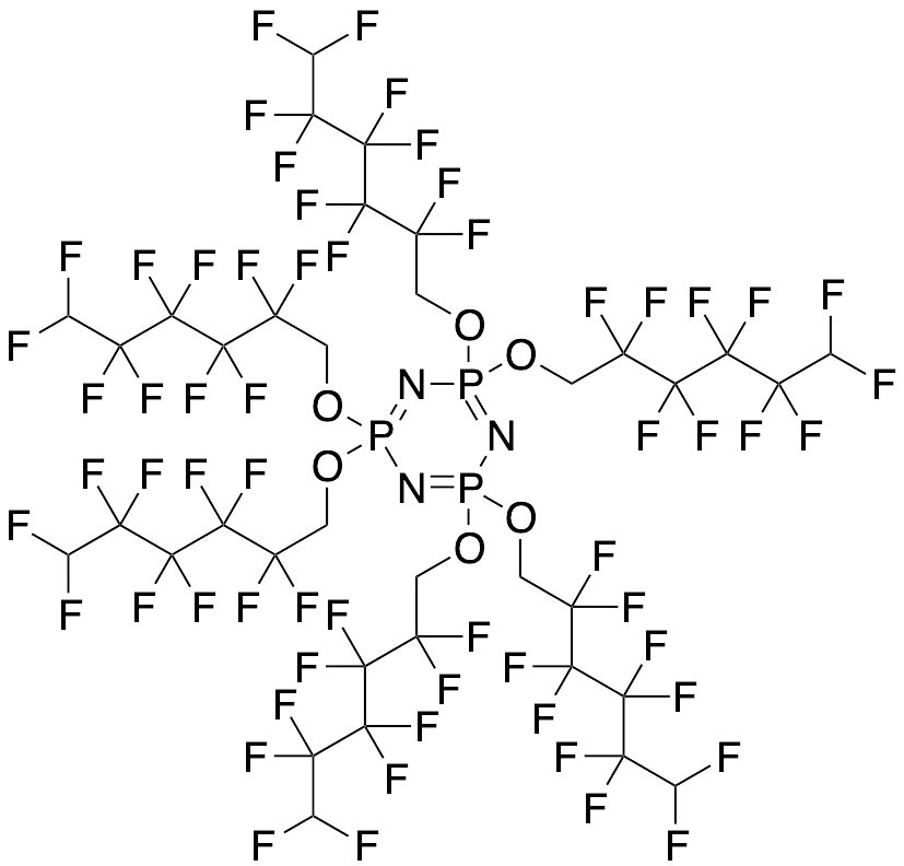 Hexakis(1H,1H,6H-Decafluorohexanoxy)phosphazene - image 1