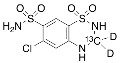 Hydrochlorothiazide-13C,d2 - image 1