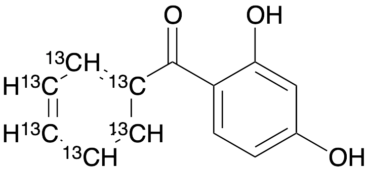 2,4-Dihydroxybenzophenone-13C6 - image 1