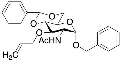 Benzyl 2-Acetamido-3-O-allyl-4,6-O-benzylidene-2-deoxy-Alpha-D-glucopyranoside - image 1