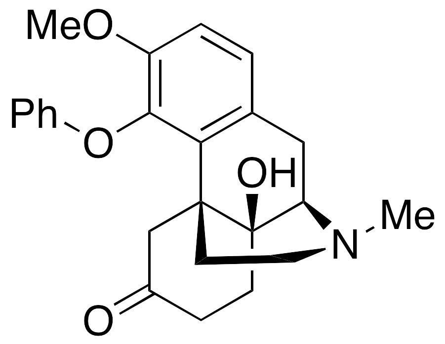 14-Hydroxy-3-methoxy-N-methyl-6-oxo-4-phenoxy-morphinan - image 1