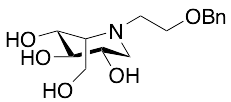 (2R,3R,4R,5S)-2-(Hydroxymethyl)-1-[2-(phenylmethoxy)ethyl]-3,4,5-piperidinetriol - image 1