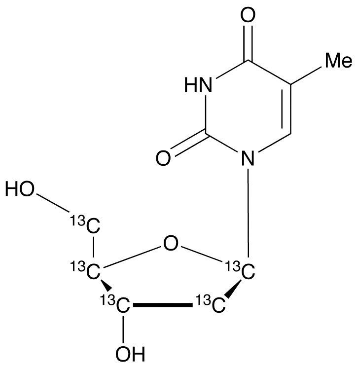 Thymidine-1',2',3',4',5'-13C5 - image 1